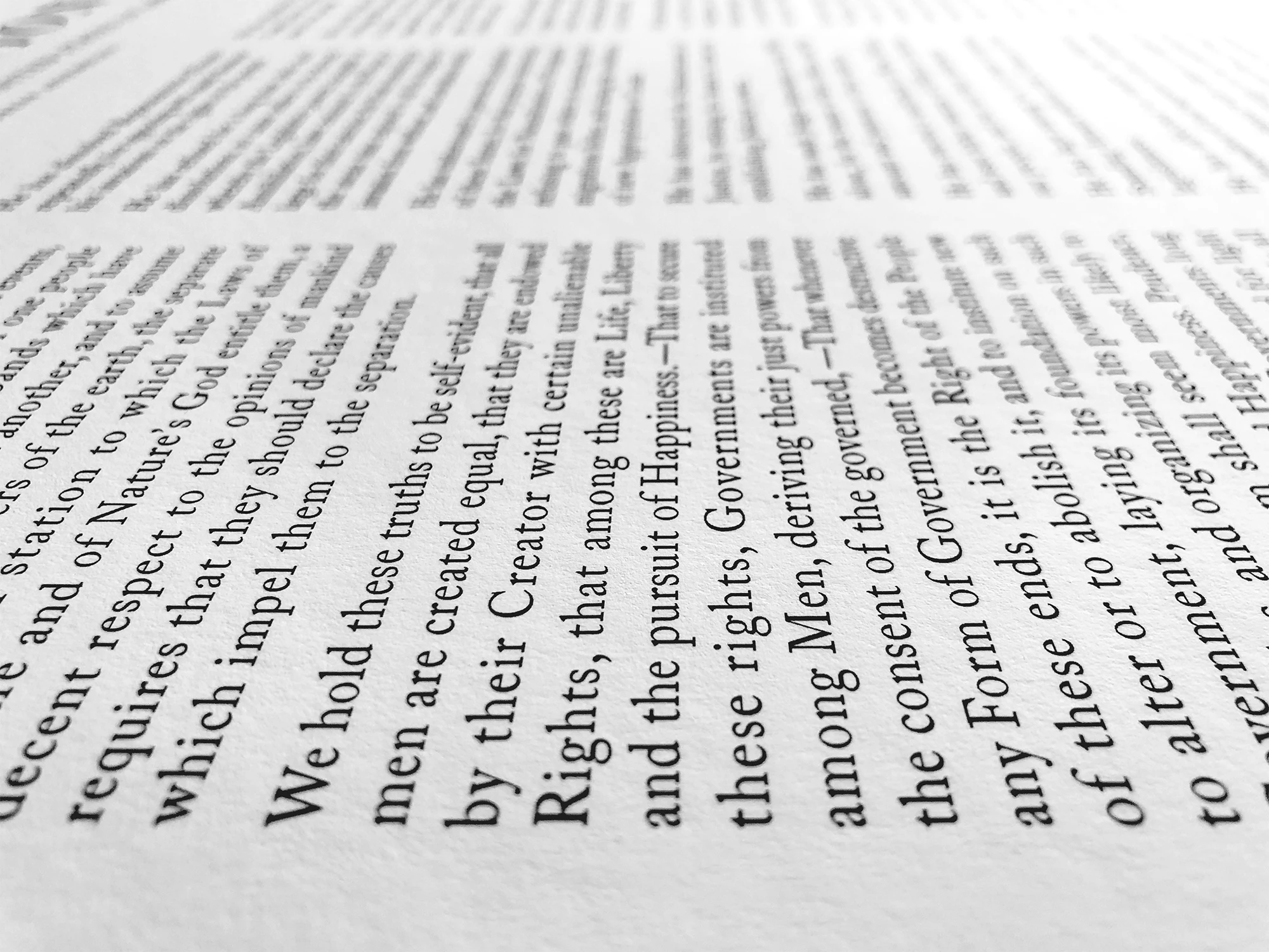 Detail of Rothridge Declaration Print